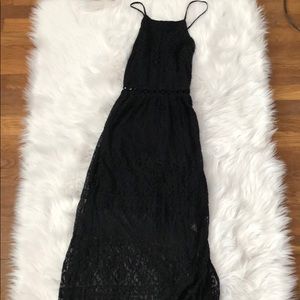 Hollister king black lace dress